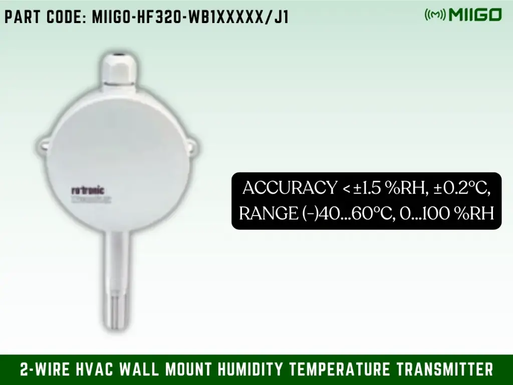 HF320-WB1 Wall Mount Humidity Temperature Transmitter