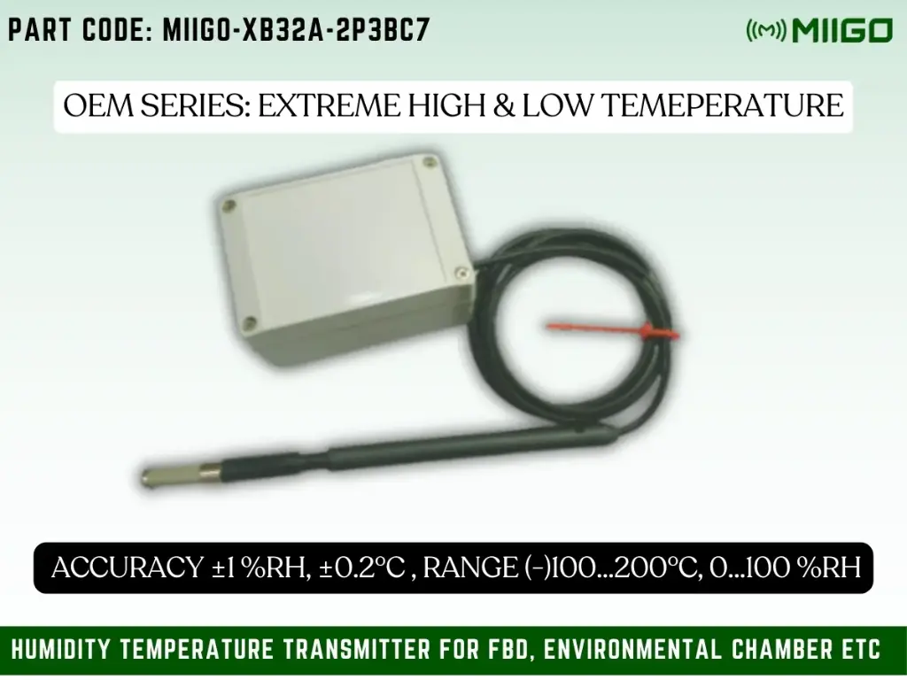 MIIGO - XB-OEM (XB32A-2P0BC7) Humidity Temperature Transmitter 