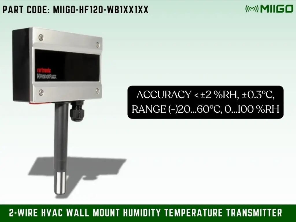 HF120-WB1 Wall Mount Humidity Temperature Transmitter