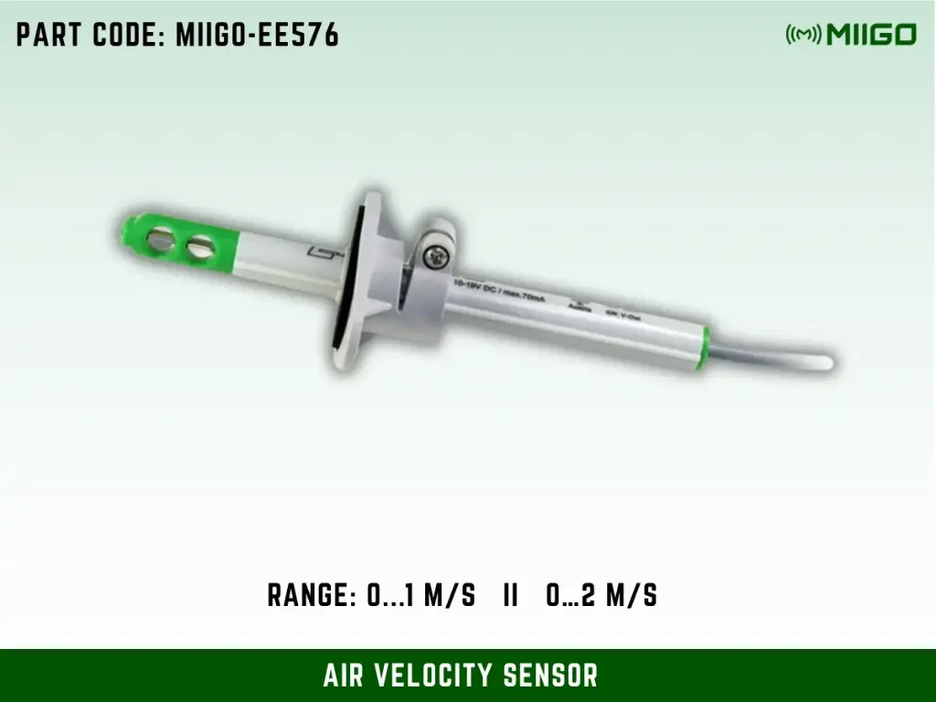 MIIGO - EE576 Compact Air Velocity Sensor – High Precision & Long-Term Stability