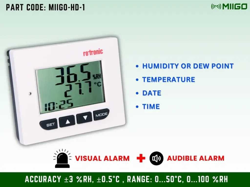 Rotronic Hd1 Digital Thermo Hygrometer