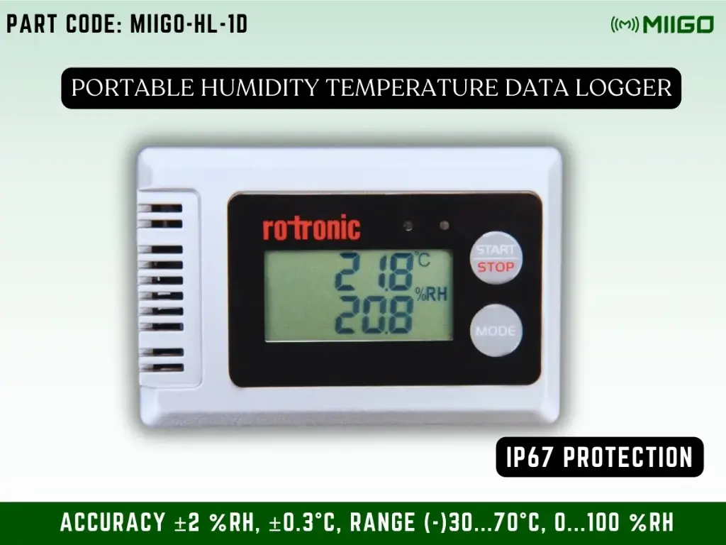 Rotronic HL-1D Portable Humidity Temperature Data Logger