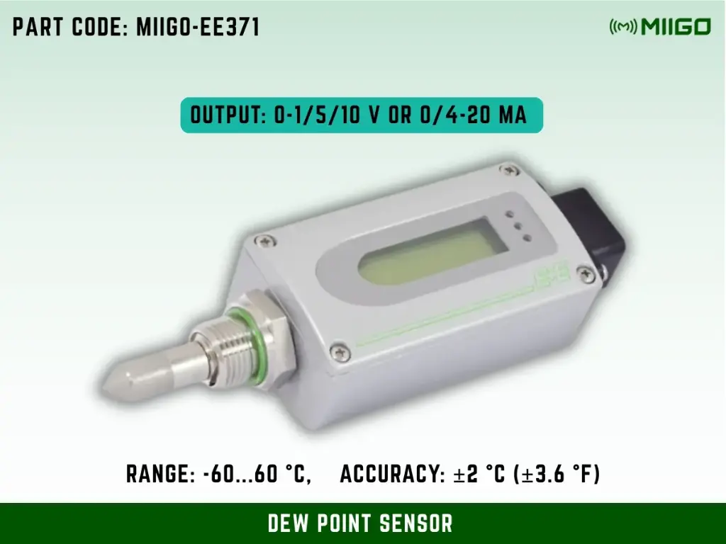 MIIGO - EE371 Dew Point Sensor – High-Accuracy Industrial Dew Point Monitoring